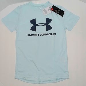 🆕️ New Under Armour Boys Logo Tee NWT